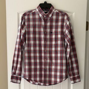 American Eagle Outfitters Plaid Oxford Shirt